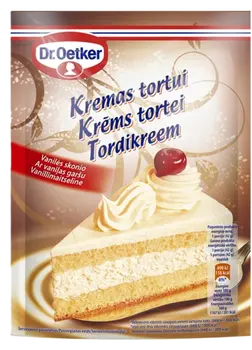 Dr. Oetker Krēms tortei ar vaniļas garšu 105g