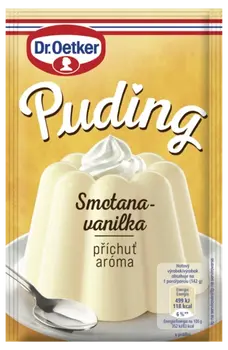 Dr. Oetker Saldā krējuma-vaniļas garšas pudiņš 38g