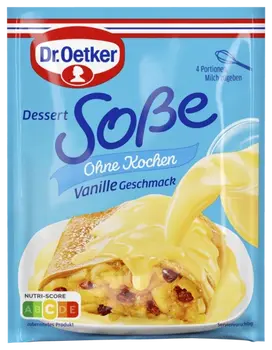 Dr. Oetker Vaniļas desertu mērce (40 g)