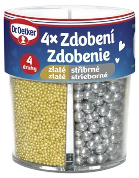 Dr. Oetker Zelta un sudraba dekoru izlase (81 g)