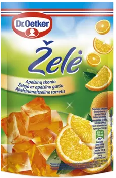 Dr. Oetker Želeja ar Apelsīnu garšu (72 g)