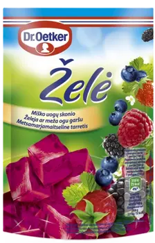 Dr. Oetker Želeja ar Meža ogu garšu (72 g)