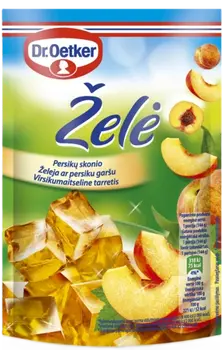 Dr. Oetker Želeja ar Persiku garšu (72 g)