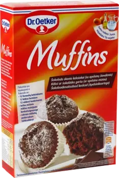 Dr. Oetker Šokolādes kēksiņi (ar apelsīnu miziņu)