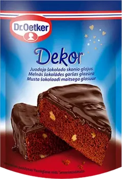 Dr. Oetker Melnās šokolādes garšas glazūra (100 g)