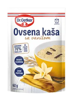 Dr. Oetker Auzu pārslu biezputra ar vaniļu