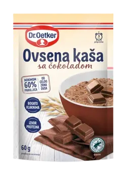 Dr. Oetker Auzu pārslu biezputra ar šokolādi