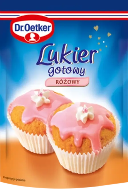 Dr. Oetker Rozā cukura glazūra (100 g)
