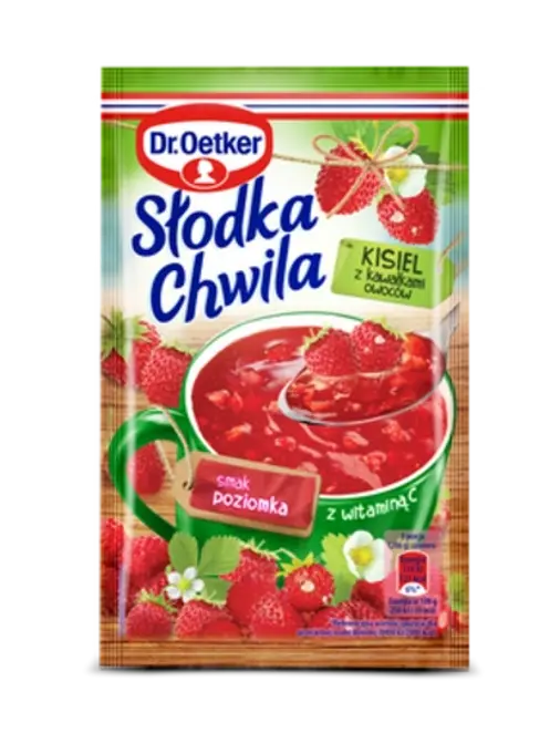 Dr. Oetker Meža zemeņu garšas ķīselis (31,5 g)
