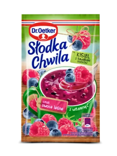 Dr. Oetker Meža ogu garšas ķīselis (31,5 g)