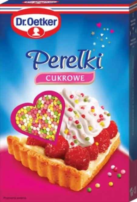 Dr. Oetker Cukura dekori, krāsainas lodītes 80 g