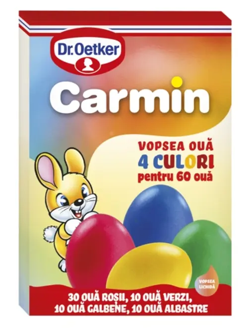 Dr. Oetker Četru krāsu šķidrās olu krāsas „Carmin” 20 g