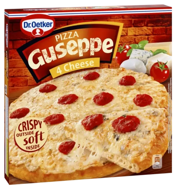 Dr. Oetker Pica Guseppe 4 sieru, ātri sasaldēta