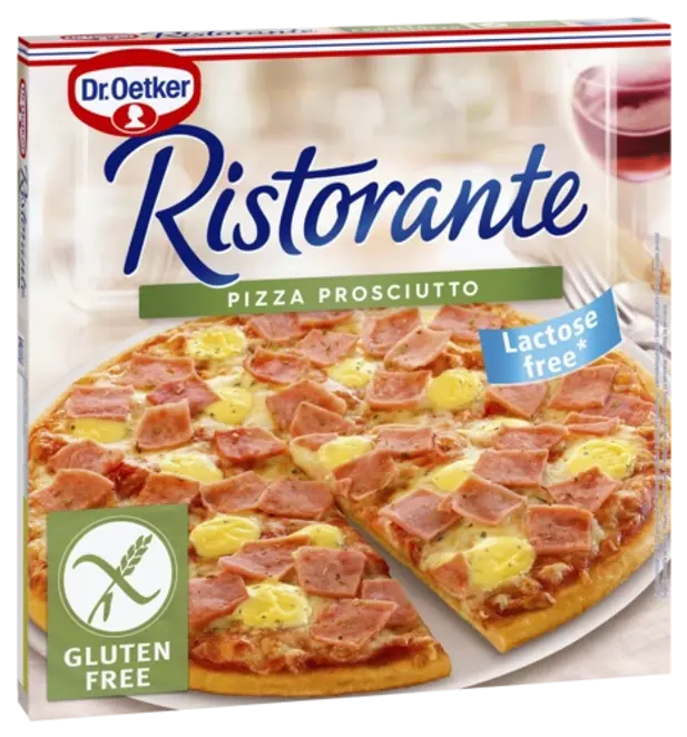 Dr. Oetker Ristorante Prosciutto, bez glutēna (345 g)