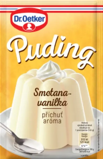 Dr. Oetker Saldā krējuma-vaniļas garšas pudiņš 38g