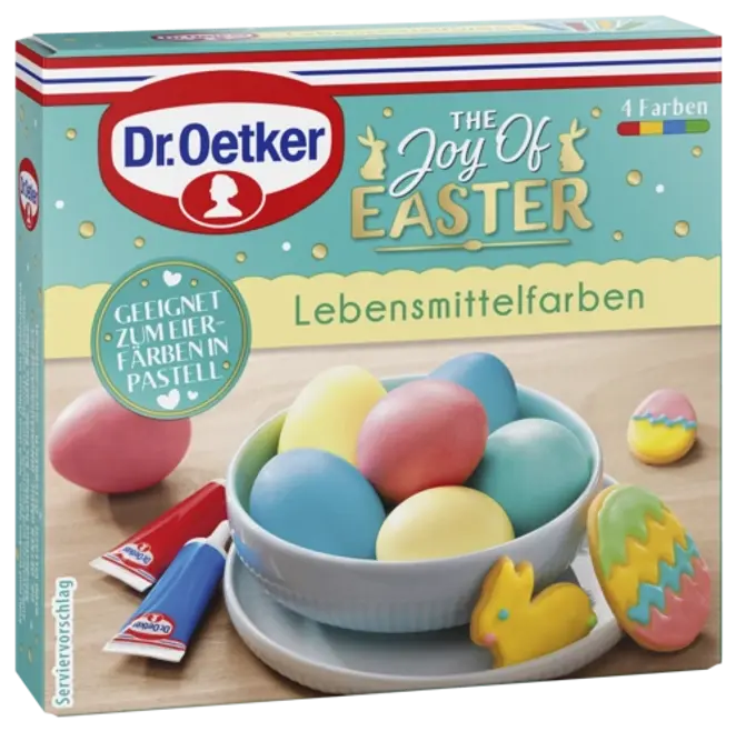 Dr. Oetker Lieldienu pārtikas krāsvielu komplekts 40 g