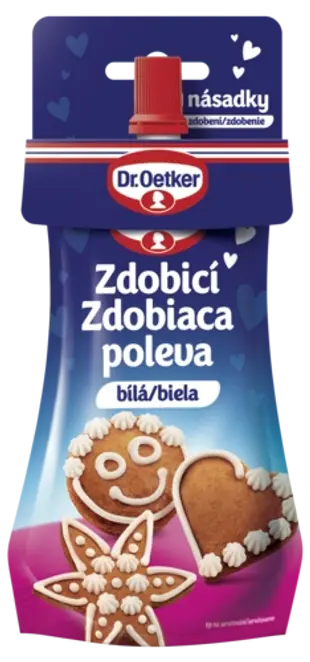 Dr. Oetker Glazūra pārtikas garnēšanai, balta (140 g)