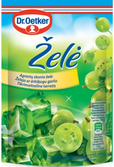 Dr. Oetker Želeja ar Ērkšķogu garšu (72 g)
