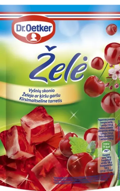Dr. Oetker Želeja ar Ķiršu garšu (72 g)
