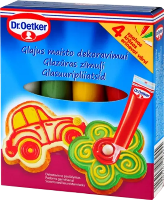 Dr. Oetker Desertu glazūras zīmuļi (76 g)