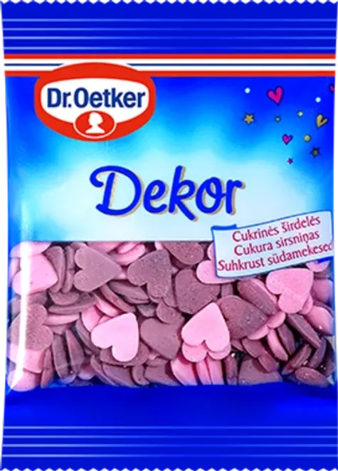 Dr. Oetker Cukura sirsniņas (10 g)