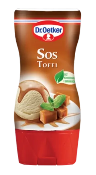 Toffee garšas desertu mērce