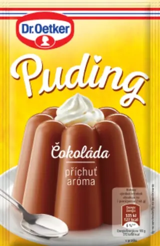 Dr. Oetker pudiņa ar šokolādes garšu