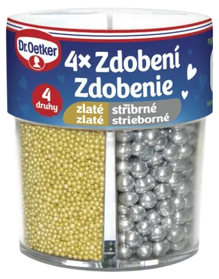 Dr.Oetker Zelta un sudraba dekoru izlase