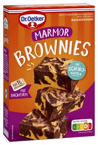 „Dr. Oetker“ miltu maisījuma marmora kūkai ar šokolādes skaidiņām