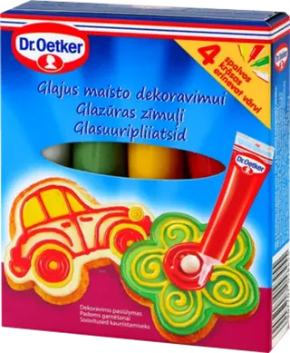 Dr. Oetker krāsainie desertu glazūras zīmuļi