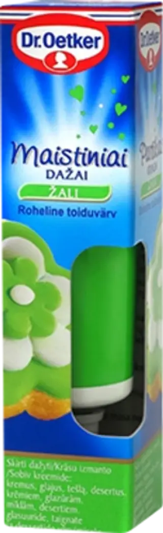 Dr. Oetker Zaļā pārtikas krāsviela (10 g)