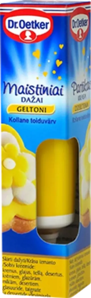 Dr. Oetker Dzeltenā pārtikas krāsviela (10 g)