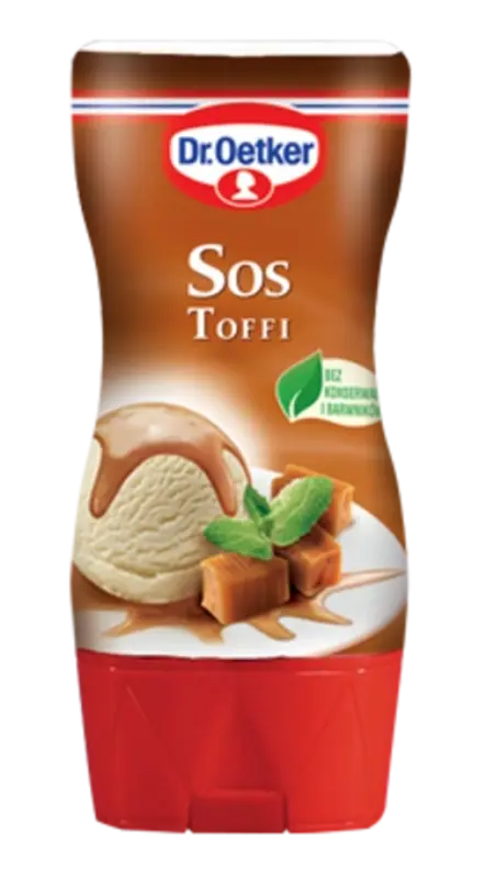 Toffee garšas desertu mērce