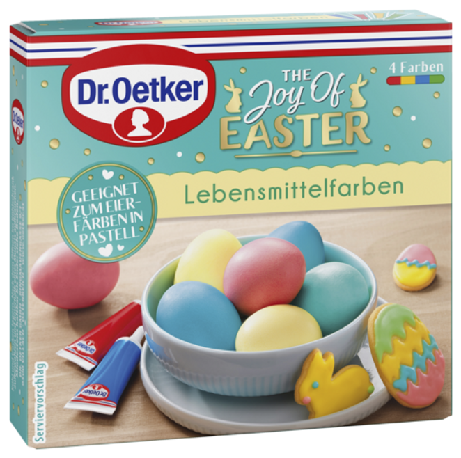 Dr. Oetker Lieldienu pārtikas krāsvielu komplekts 40 g