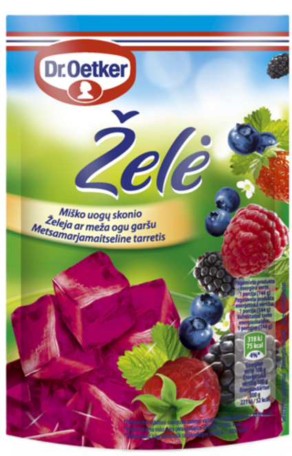 Dr. Oetker Želeja ar Meža ogu garšu (72 g)