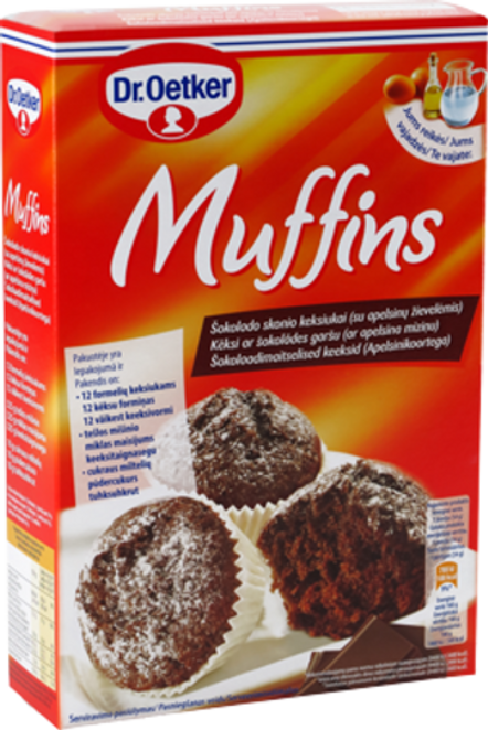 Dr. Oetker Šokolādes kēksiņi (ar apelsīnu miziņu)
