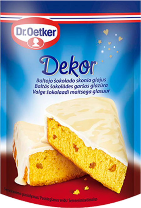 Dr. Oetker Baltās šokolādes garšas glazūra (100 g)