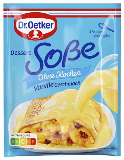 Dr. Oetker Vaniļas desertu mērce (40 g)