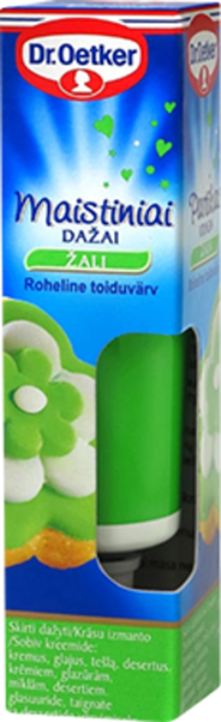 Dr. Oetker Zaļā pārtikas krāsviela (10 g)